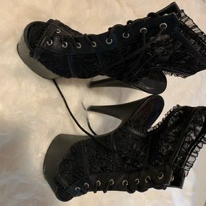 Gently used lacey pleaser heels